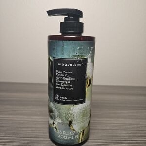Korres Pure Cotton Showergel 400ml 13.53oz new unused